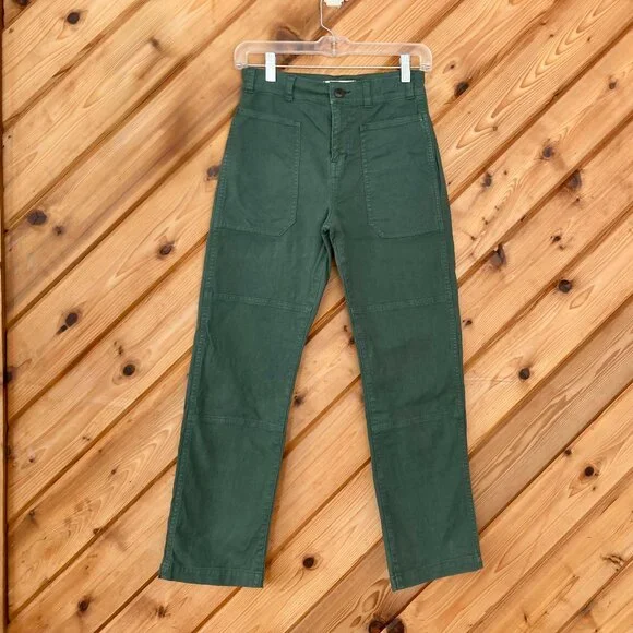 Green Madewell Pants Size P25 - Picture 1 of 8